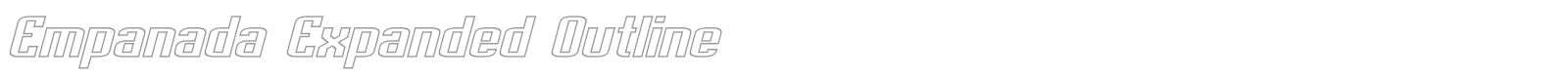 Empanada font preview